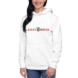 Steel House - Unisex Hoodie (White & Gray)