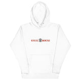 Steel House - Unisex Hoodie (White & Gray)